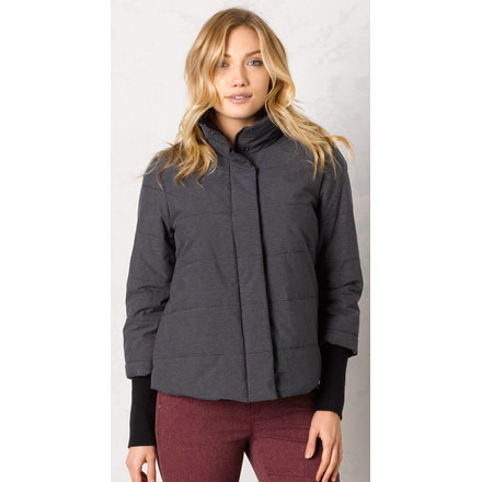 Lily Puffer Jacket - Womens-Black-Small