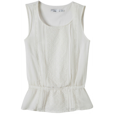 prAna Lizzy Tank - Women's -White-X-Large