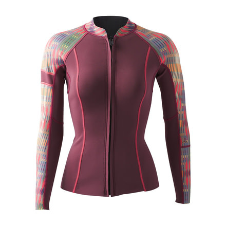 prAna Mara Jacket Womens, Carmine Desert Geo, Large, W2MARA115-CRDG-L