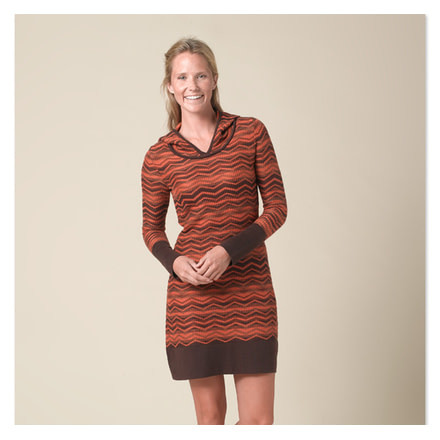 prAna Meryl Sweater Dress - Women's-Espresso-Large