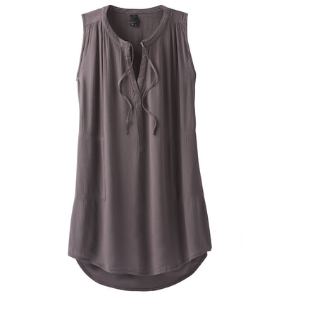 prAna Natassa Crinkled Tunic - Womens, Granite, Large, W11190801 -022-L