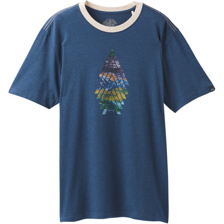 prAna North Bound Ringer T-Shirt - Men's-Dusk Blue-X-Large