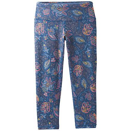 prAna Pillar Printed Capri - Women's, Blue Sierra, Large, W41180320-BLSI-L