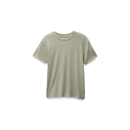 prAna Everyday Vintage-Washed SS Tee - Womens, Juniper Green, XS, 2063791-300-XS
