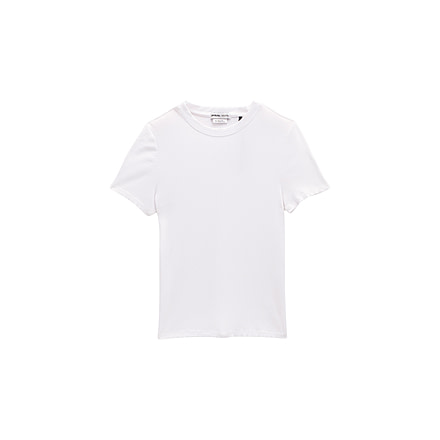 prAna Foundation Rib Tee - Womens, White, XS, 1970821-100-XS