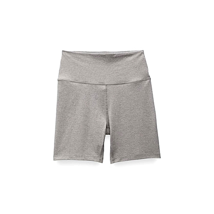 prAna Heavana 6in Short - Womens, Heather Grey, L, 2066611-020-L