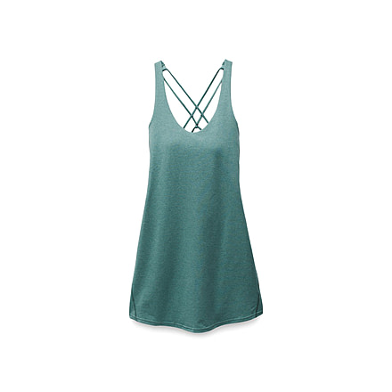 prAna Heavana Every Day Dress - Womens, Cool Dusk Heather, XXS, 2066871-400-XXS