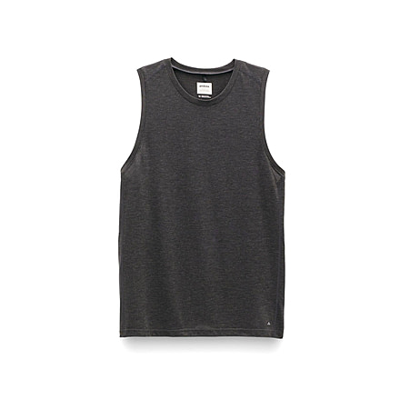 prAna Mission Trails Tank - Mens, Black Heather, XXL, 1972691-002-ST-XXL
