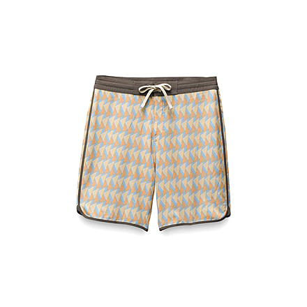 prAna Vintage Boardshort 8in Inseam - Mens, Aura Glow Retro Geo, 30, 1972761-800-08-30