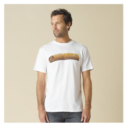 prAna Retro Tee - Men's-White-Small