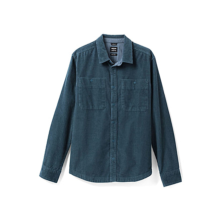 prAna Ridgecrest Long Sleeve Top - Men's, Extra Large, Deep Stellar, 1967951-400-ST-XL