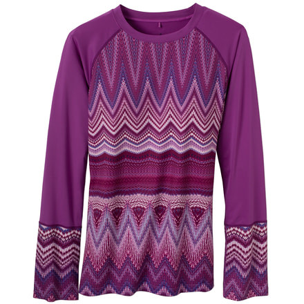 prAna Rory Rashguard - Women's -Summer Plum-Medium
