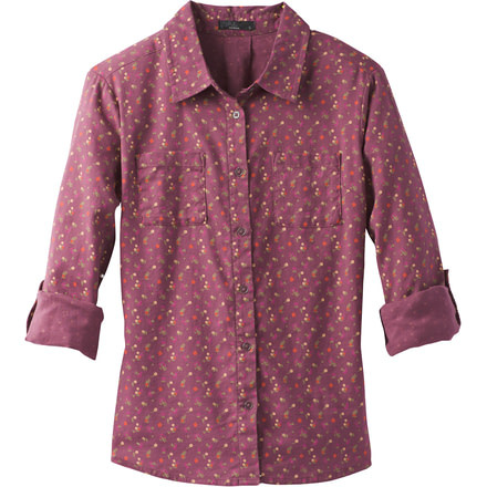prAna Salinda Top - Women's-Plum Ditsy Floral-Large