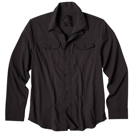 prAna Shadow Jacket - Men's-Charcoal-Small