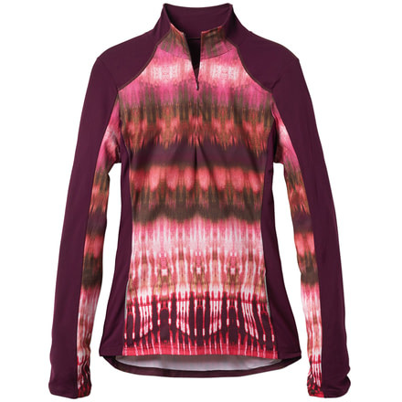 prAna Sierra 1/4 Zip Shirt - Women's -Black Plum-Medium