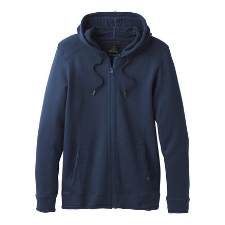 prAna Smith Full Zip Hoodie - Men's, Equinox Blue, Medium, M21180472-EQBL-M