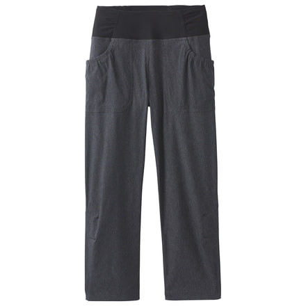 prAna Summit Capri - Womens, Charcoal Heather, Medium, W41190932 -011-M