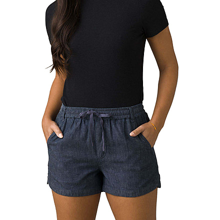 prAna Sunrise Peak Short - Women's, Large, Deep Denim, 1970541-401-05-L