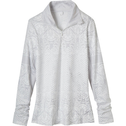 prAna Tatiana 1/2 Zip Shirt - Women's-White-Small