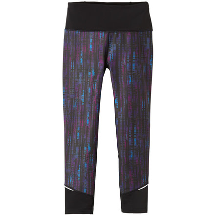 prAna Tatum Capri - Women's -Black Kaleidoscope-Regular Inseam-Medium