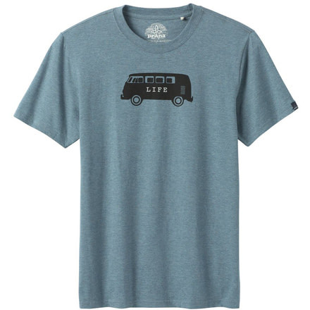prAna Will Travel Journeyman Top - Mens, Blue Note Heather, Small, M13190641-BNHT-S
