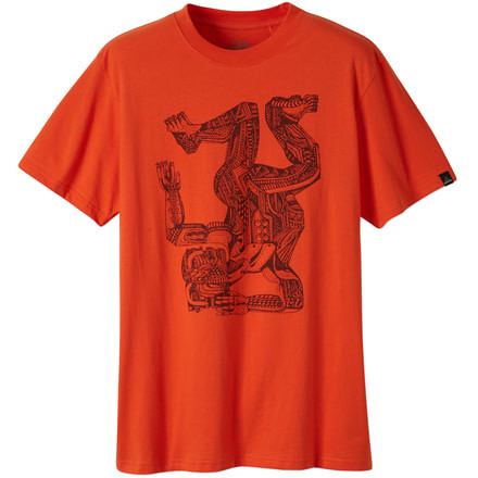 Ziegler T-Shirt - Mens -Electric Orange-Medium