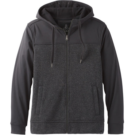 prAna Zion Full Zip Hoodie - Men's-Charcoal-Medium