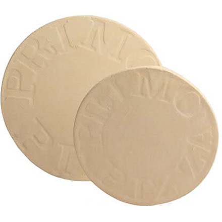 Primo Ceramic Grills Ceramic 12in Pizza &amp; Baking Stone, for XL 400, LG 300, JR 200, Kamado, PG00350
