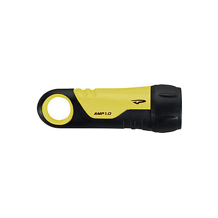 Princeton Tec Amp Incandescent Handheld 100m Waterproof 14 Lumens LED Flashlight, Yellow AMP1-YL