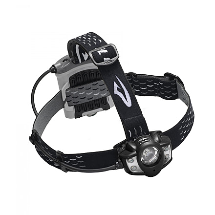 USED Princeton Tec Apex 650 LED Headlamp, AA Alkaline,AA Lithium, Black, APX20-BK, EDEMO1