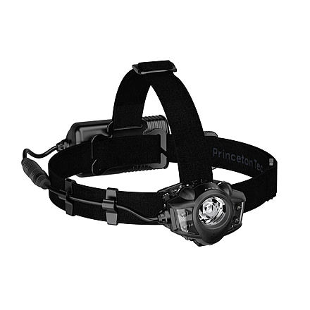 Princeton Tec Apex Rechargable Industrial Headlamps, 550 Lumens, Black/Dark Gray, APXL-RC-IND