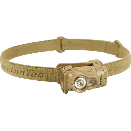 Princeton Tec Byte Tactical LED Red/White Headlamps, 200 Lumens, Tan, BYT-TAC-TN
