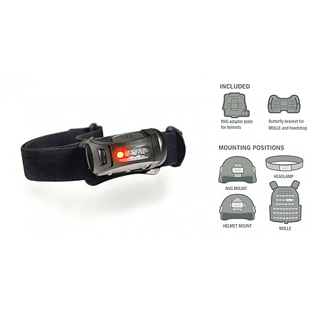 Princeton Tec Fred Tac MPLS, Black Body, 45 lm, 3 x AAA FRED-NOD-BK