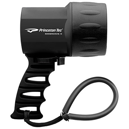Princeton Tec Miniwave Flashlight, BLK, 390 lm, 4 x C Alkaline, TEC-4LR-BK