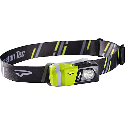 Princeton Tec Snap Modular Headlamp, Gray/Green, SNAP200K-GY