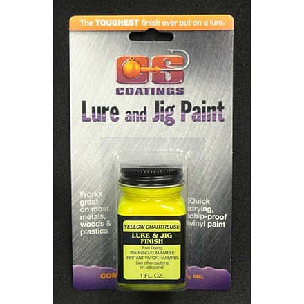 Pro-Tec Vinyl Jig Paint, Cd Yellow Chartreuse, 1oz, 202