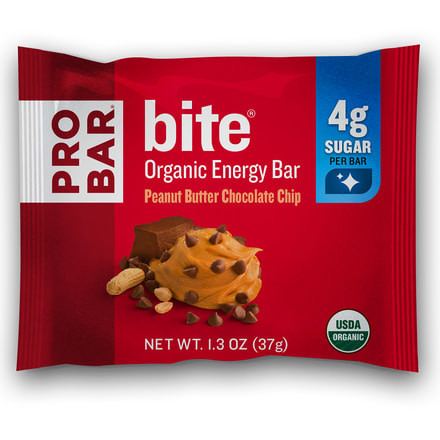 Probar Bite Peanut Butter Chocolate Chip, 12 x 1.3 oz. Bar 853152006679
