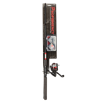 ProFISHiency 5ft6in Spinning Combo with Fully Loaded Pocket Tackle Box, Multicolor, PROCARDEDSPIN56