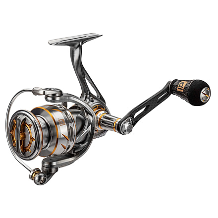 ProFISHiency A12 Spinning Reel, 6.2:1, 10+1, 32in, Ambidextrous, Silver/Gold, A12-2KSG