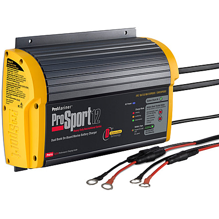 ProMariner ProSport 12 PFC Gen Heavy Duty Recreation Series On-Board Marine Battery Charger - 12 Amp - 2 Bank 53823