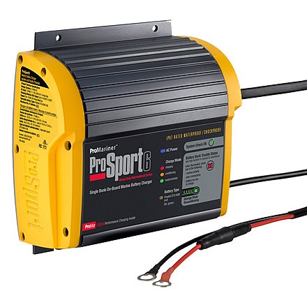 ProMariner ProSport 6 PFC Gen 3 Heavy Duty Recreational Series On-Board Marine Battery Charger - 6 Amp - 1 Bank 53822