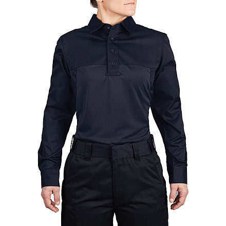 Propper Duty Uniform Armor Long Sleeve Shirt - Womens, Midnight Navy, XS, F581250414XS