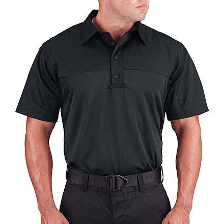 Propper Duty Uniform Armor Short Sleeve Shirt - Mens, Midnight Navy, M, F538150414M
