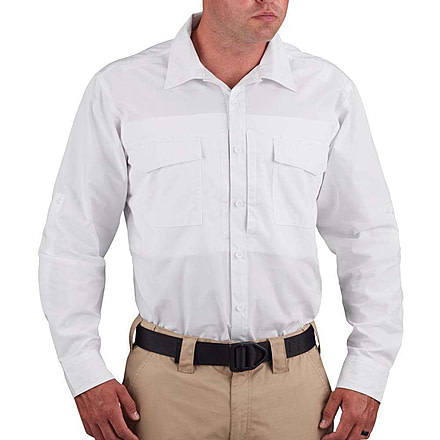 Propper RevTac Long Sleeve Shirt Poplin - Mens, White, 3XL, Long, F53341M1003XL3