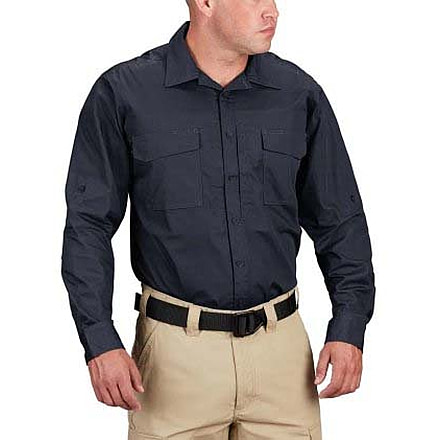 Propper RevTac Stretch Tactical Long Sleeve Shirt - Mens, LAPD Navy, XXL, Long, F531705450XXL3