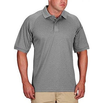 Propper Snag Free Short Sleeve Polo - Mens, Heather Grey, 6XL, F53220A0236XL