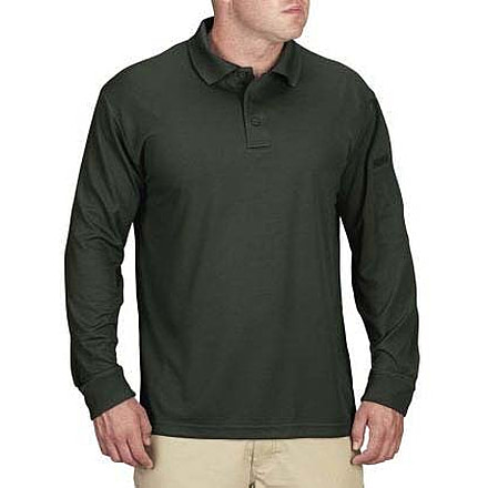 Propper Uniform Long Sleeve Polo - Mens, Dark Green, XS, F53564C311XS
