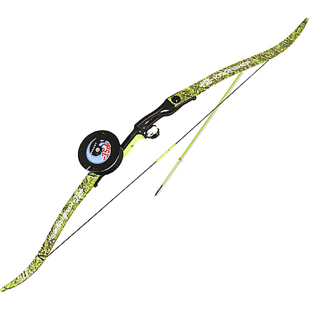 PSE Archery Bowfishing Kit w/Kingfisher 56in 45, Green, 01316RGN5645