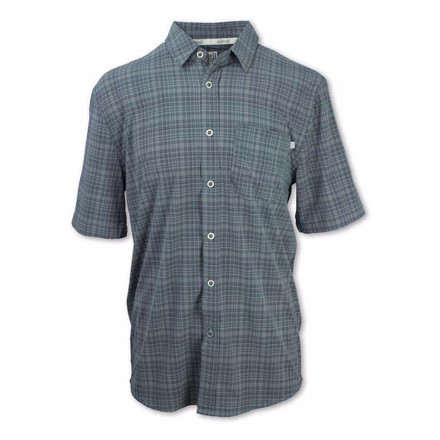 Purnell 4-Way Stretch Quick Dry Plaid - Mens, Dark Grey, 2XL, 10104613-012-XXL