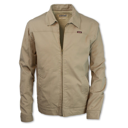 Purnell Canvas Sherpa-Lined Jacket - Mens, Tan, M, 347002-TAN-M